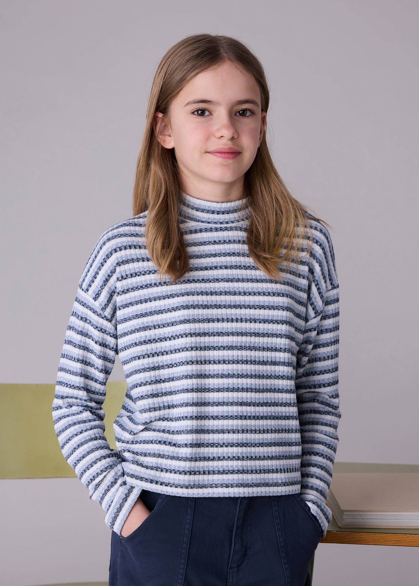Girls semi-sheer T-shirt