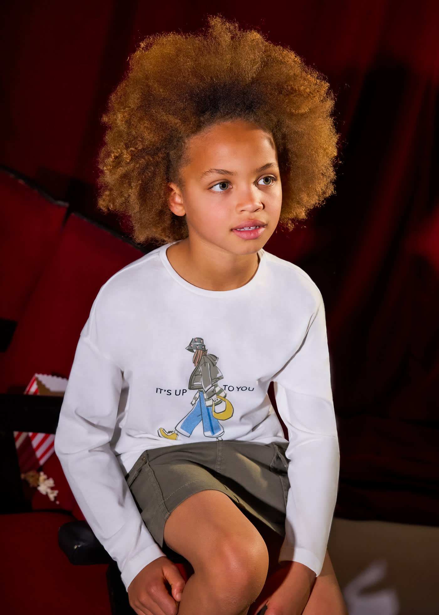 Camiseta gráfica chica