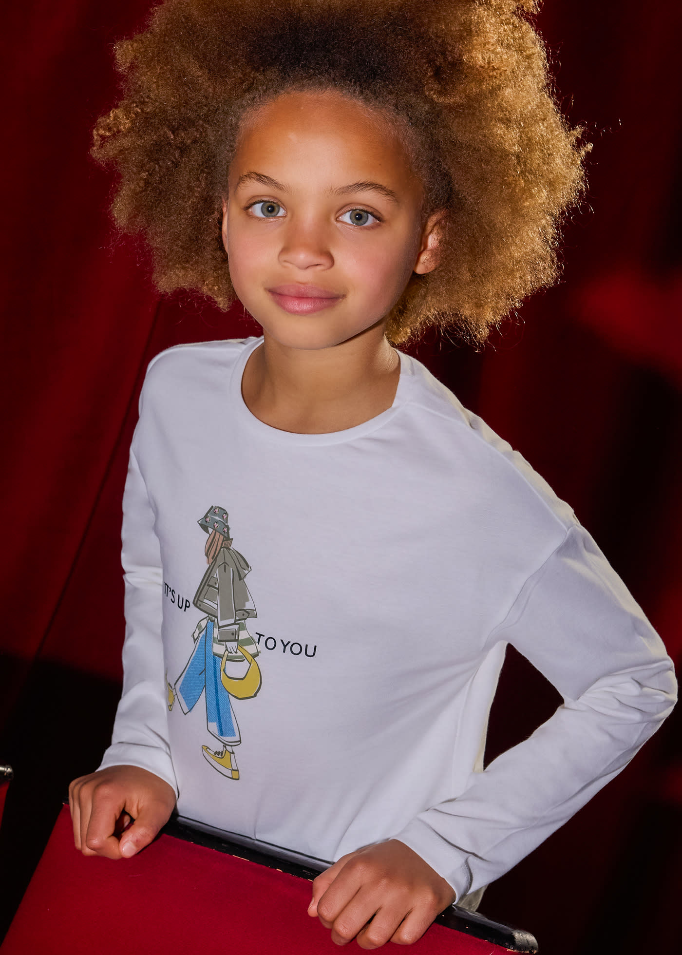 Camiseta gráfica chica