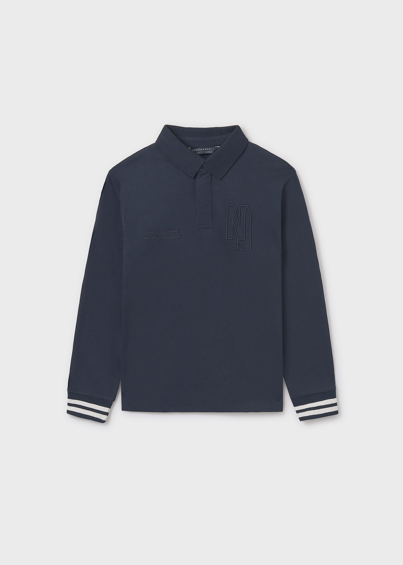 Boys contrast polo shirt