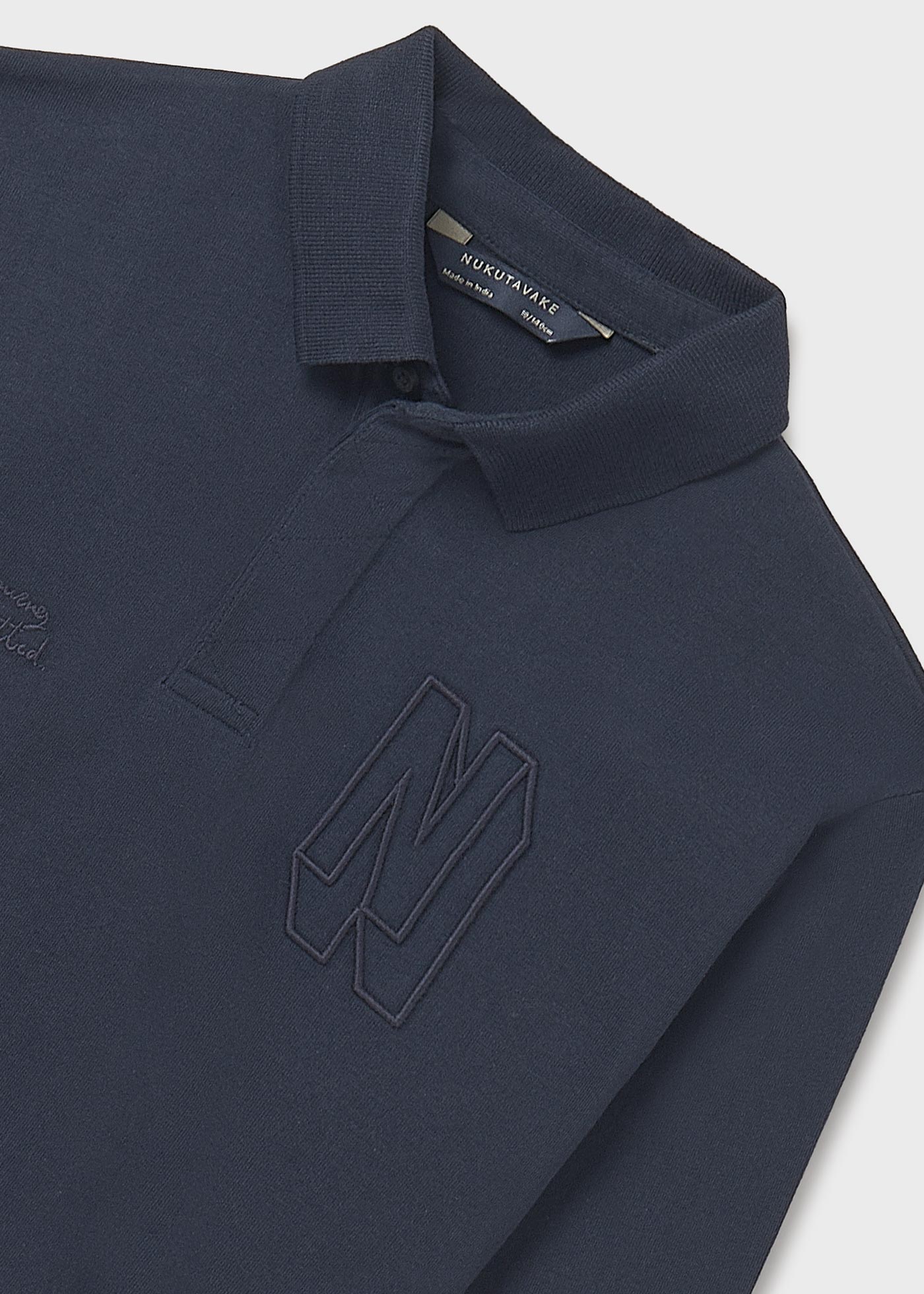 Boys contrast polo shirt