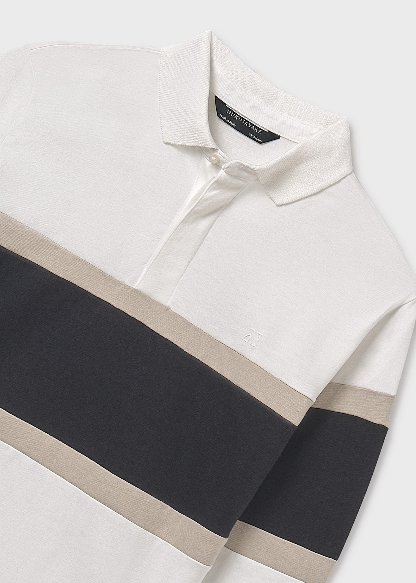 Boys block polo shirt