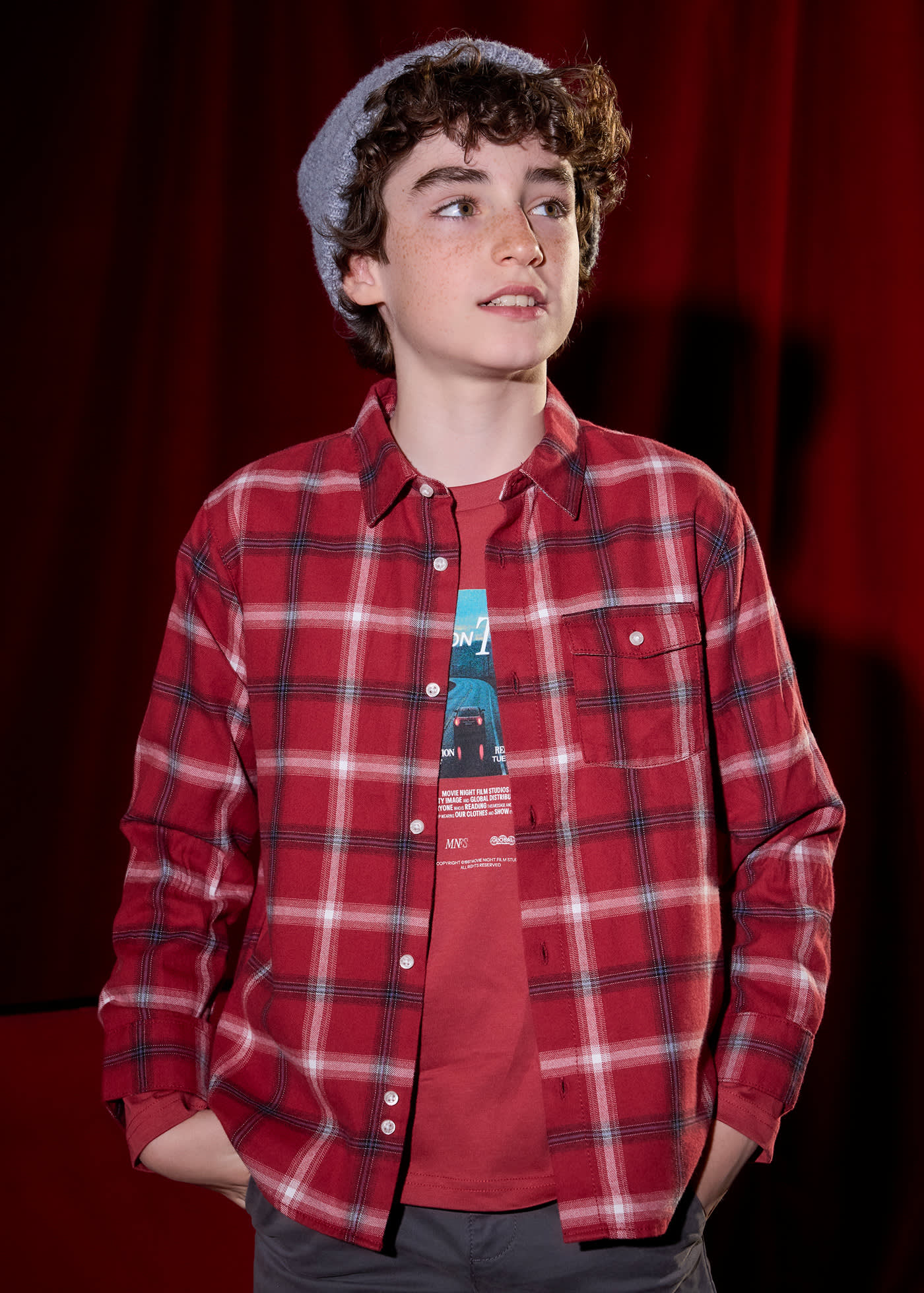 Camasa in carouri din flanel baiat