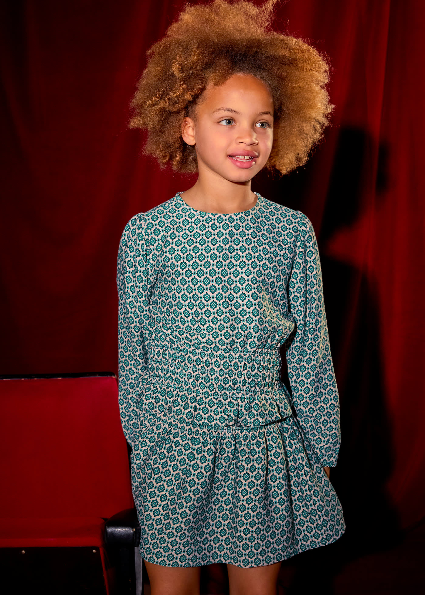 Blusa estampada rapariga