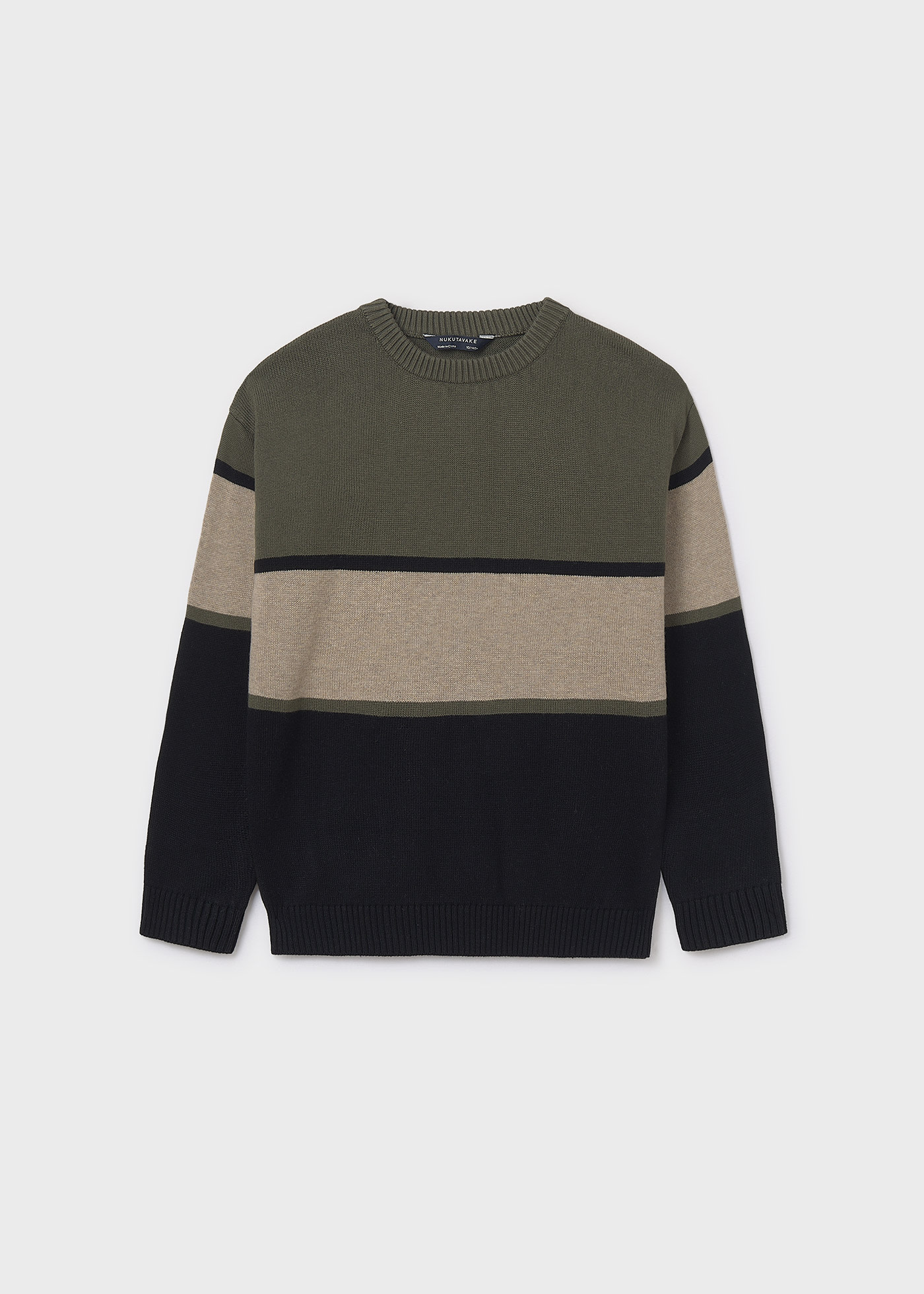Boy Color Block Knit Sweater