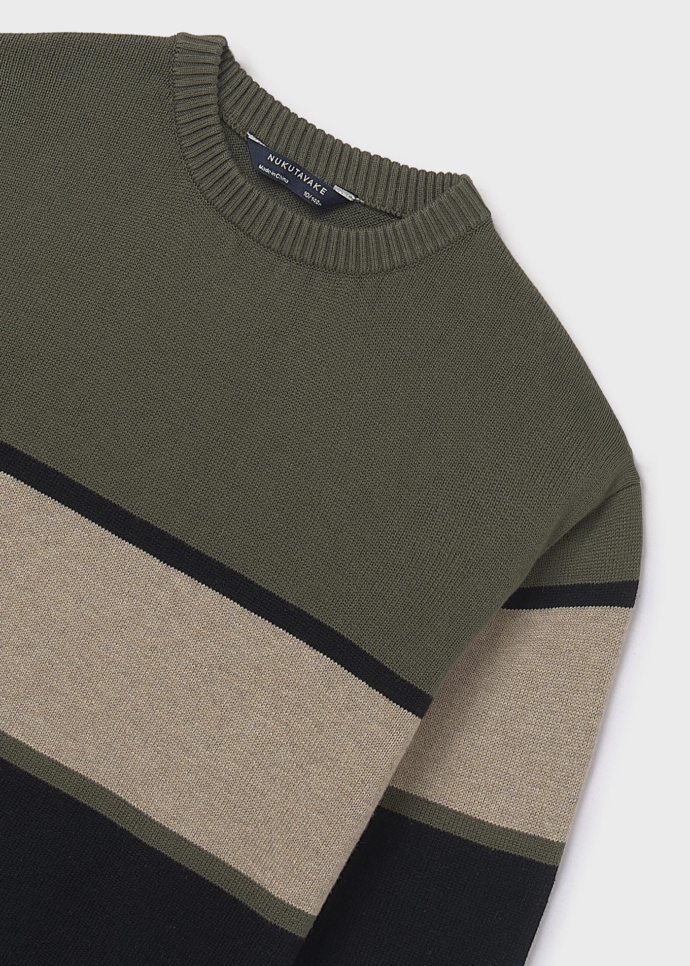 Boy Color Block Knit Sweater