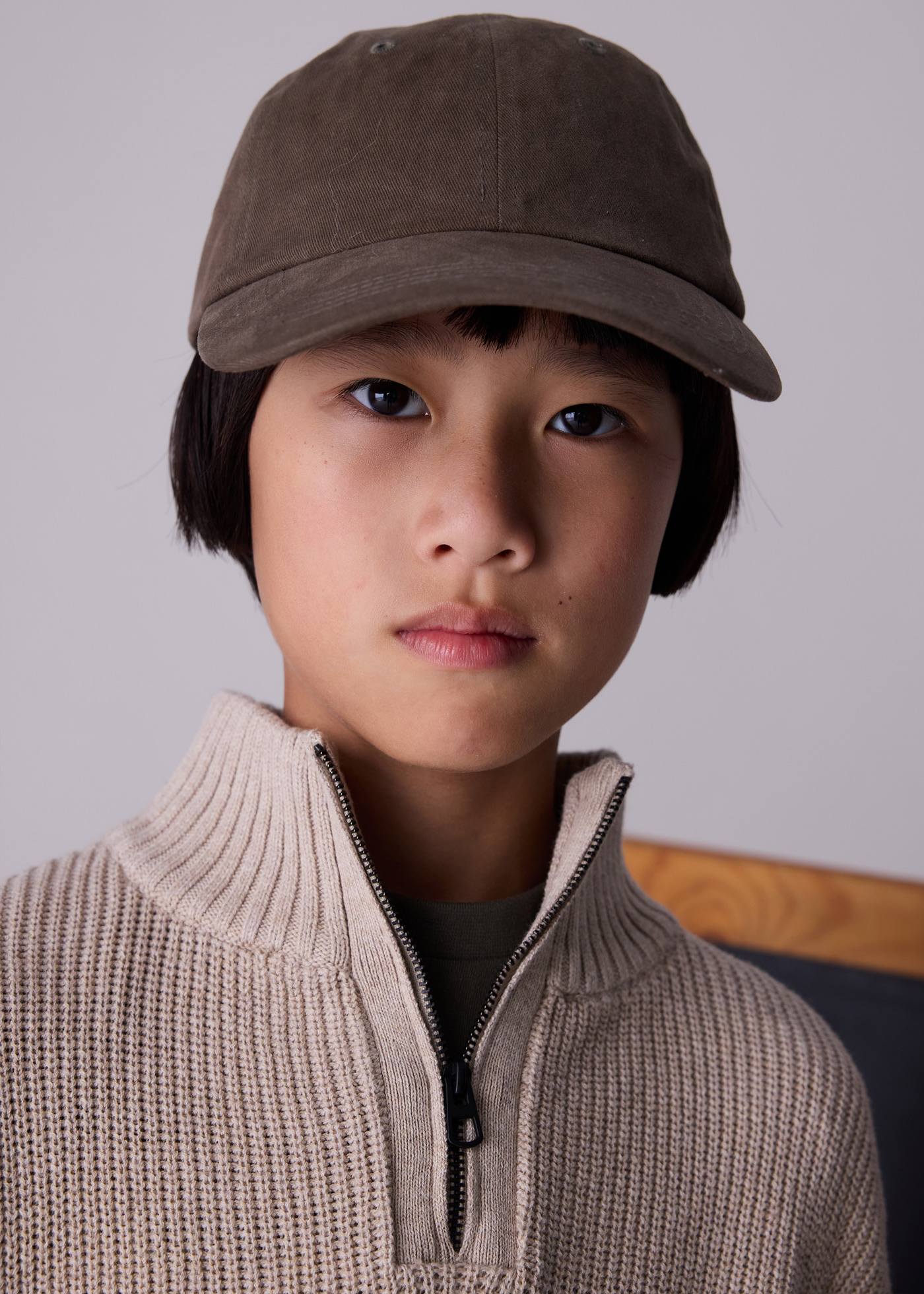 Boys quarter zip jumper