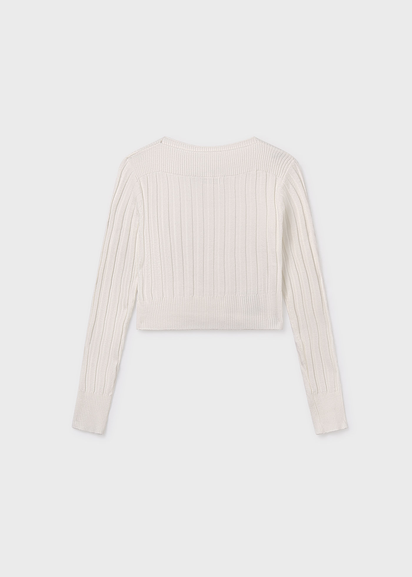 Pull côtelé fille