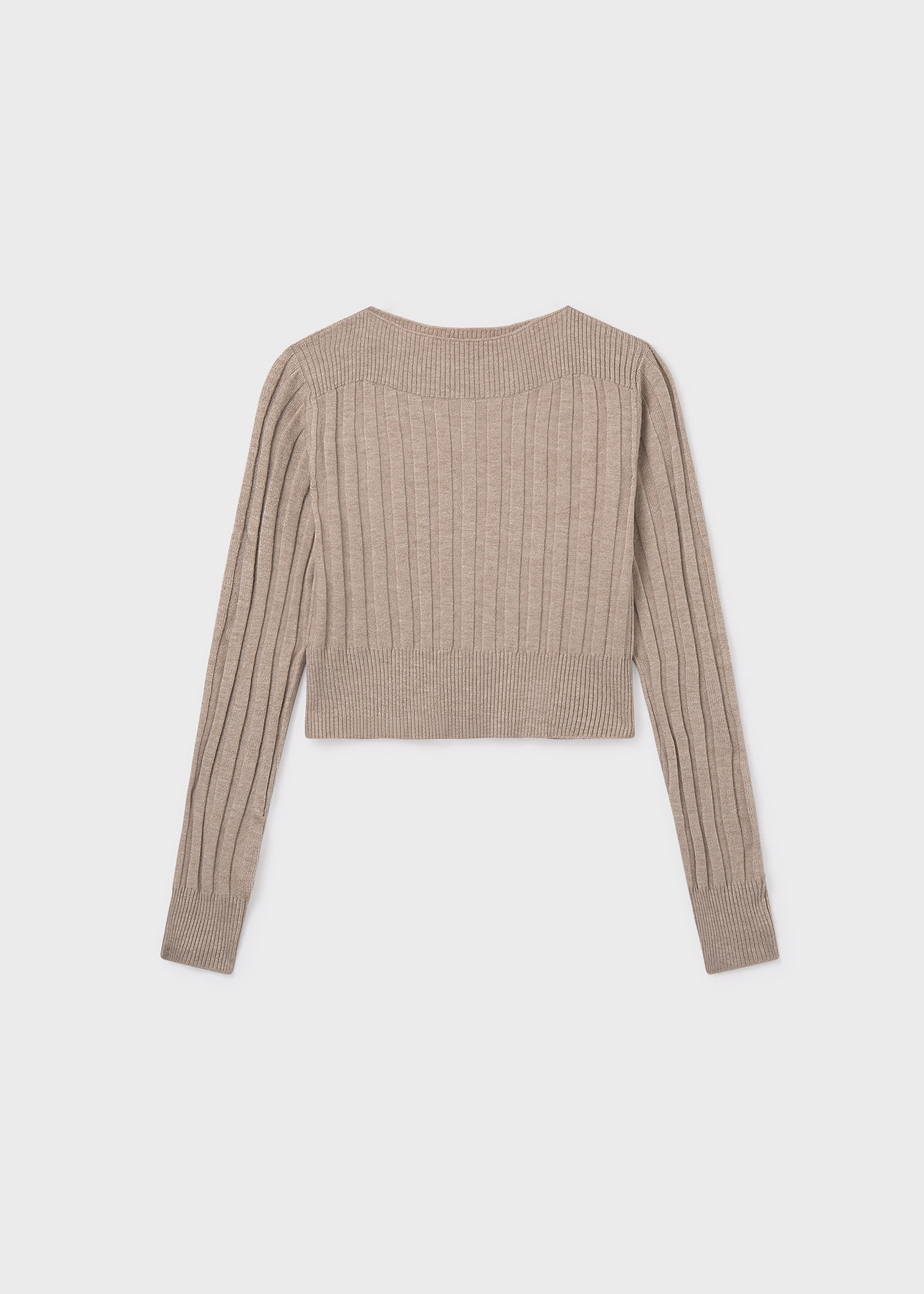 Girls detailed rib knit jumper