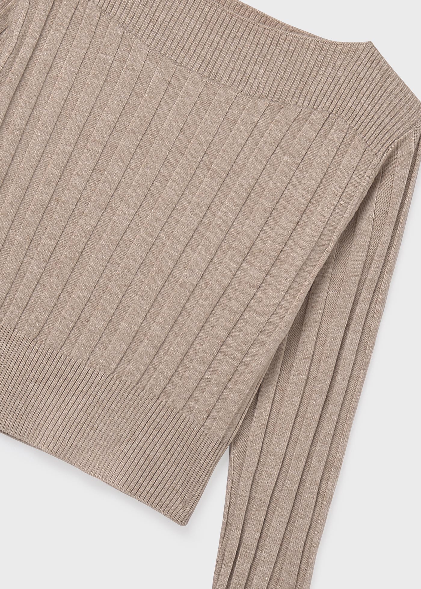 Girls detailed rib knit jumper