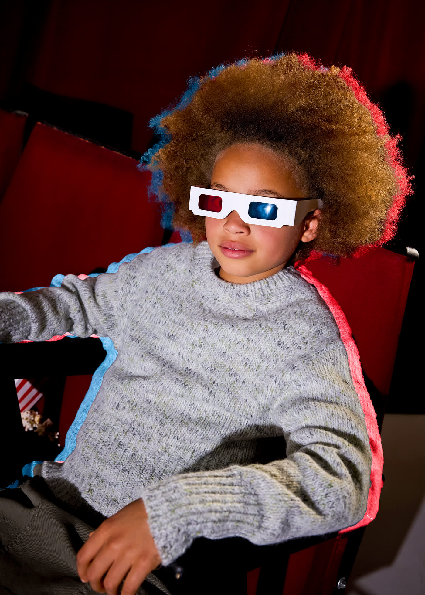 Girls knitted jumper