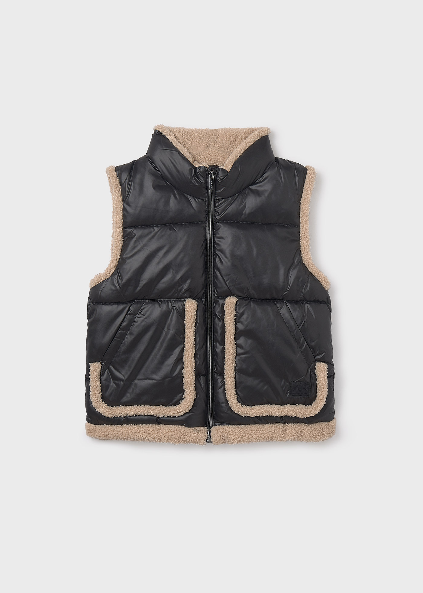 Gilet en peau de mouton fille
