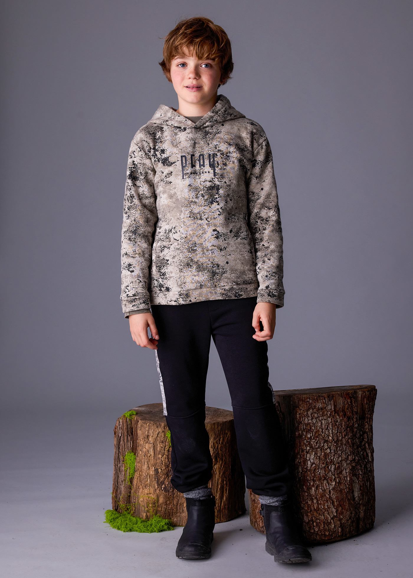 Sudadera estampada chico