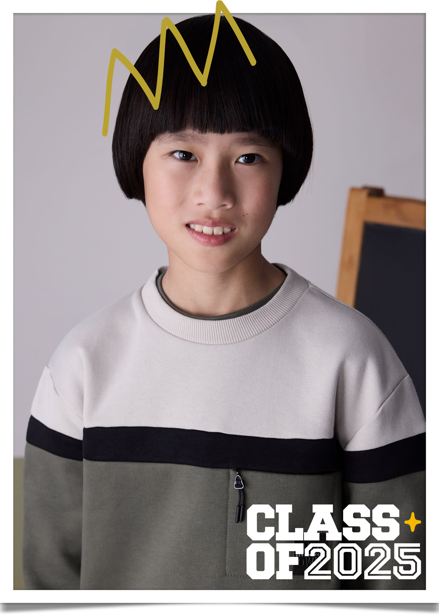 Sweatshirt color block Teenager Jungen