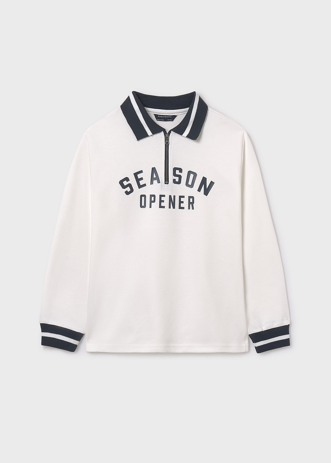 Boys quarter zip jumper