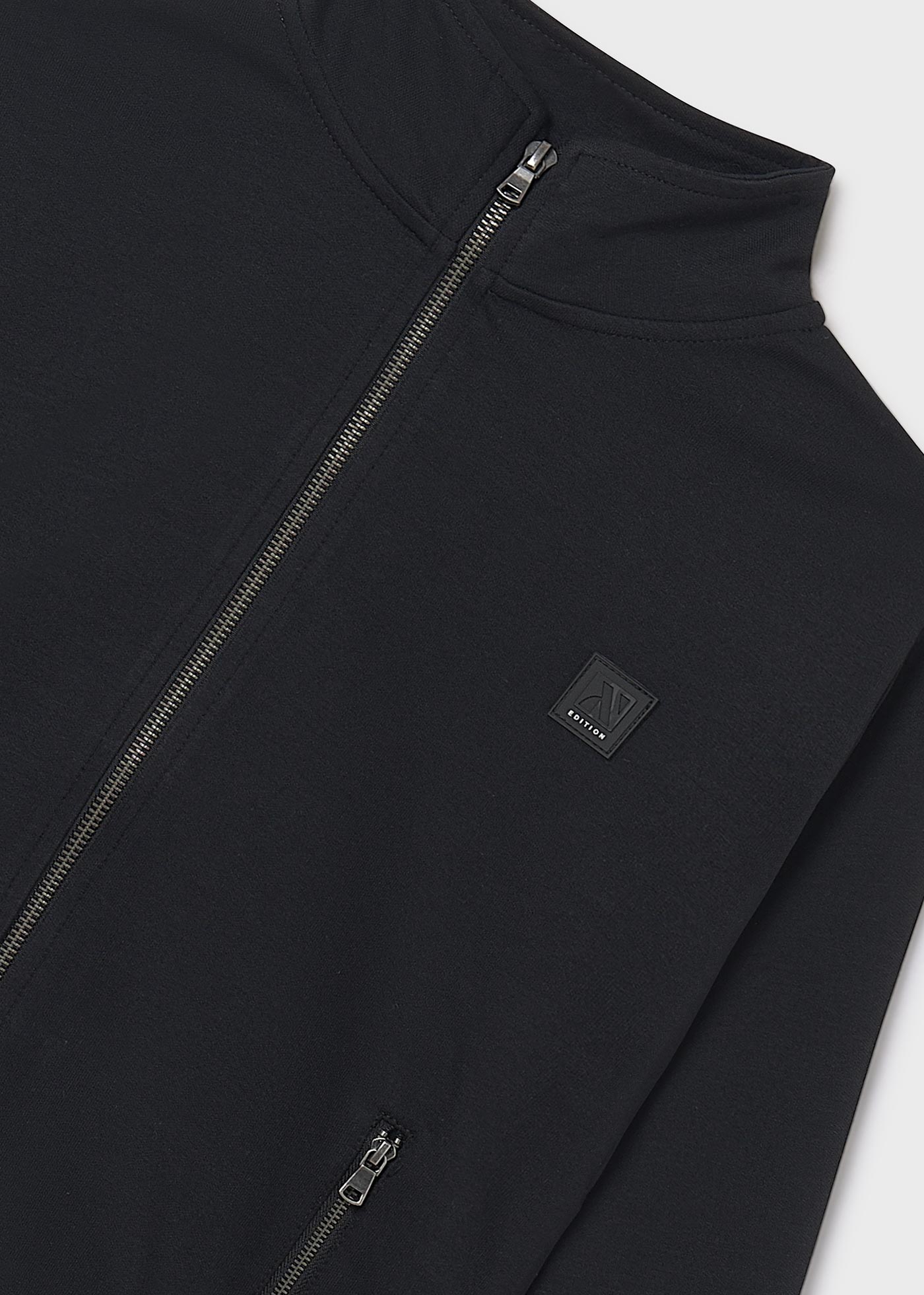 Boys knitted zip-up jumper