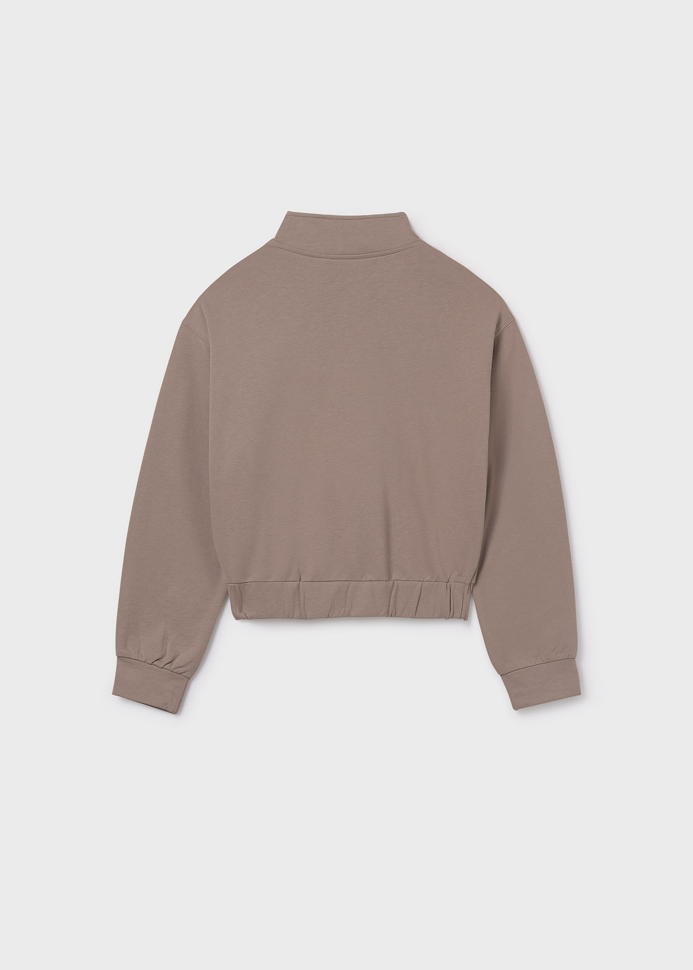 Sweat avec tente en relief fille