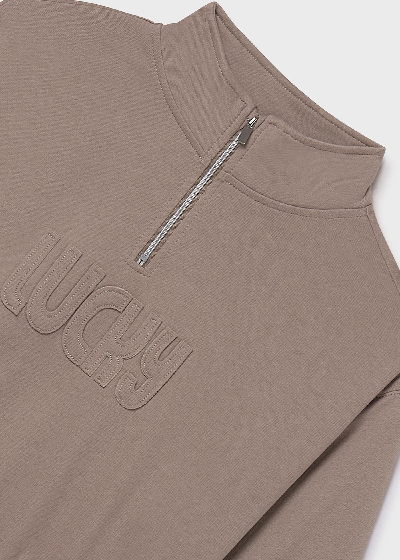 Sweat avec tente en relief fille