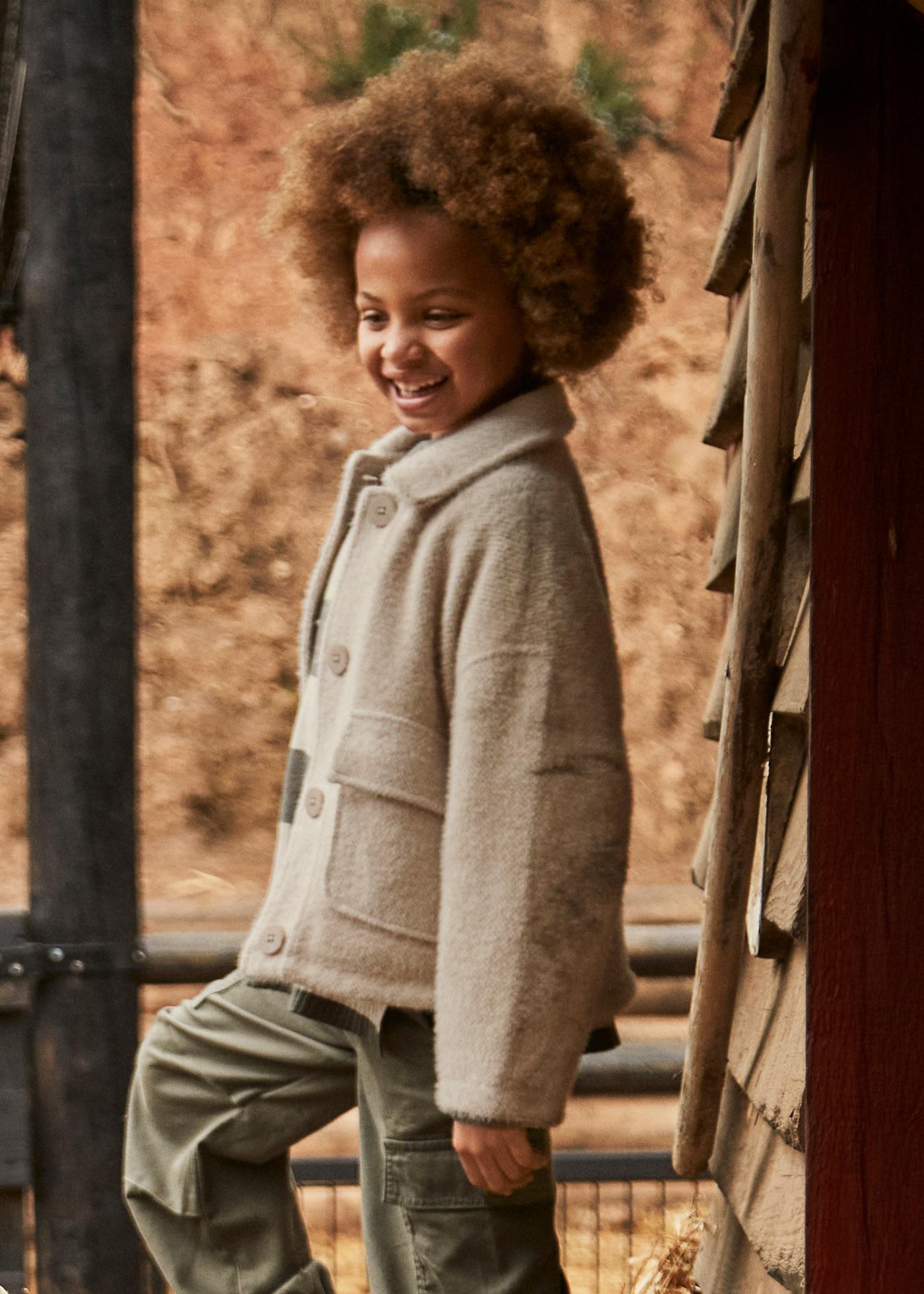 Cappotto pellicciotto ragazza