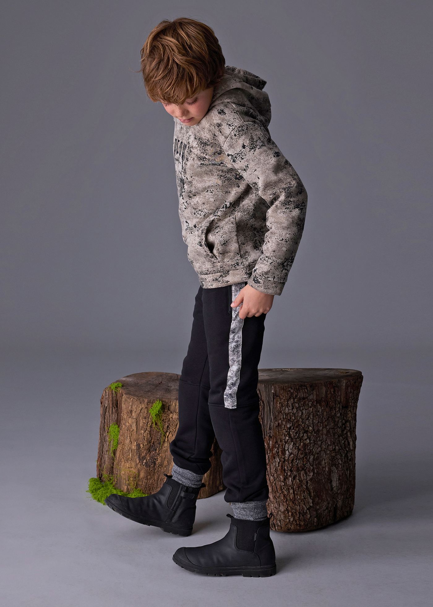 Boys contrast joggers