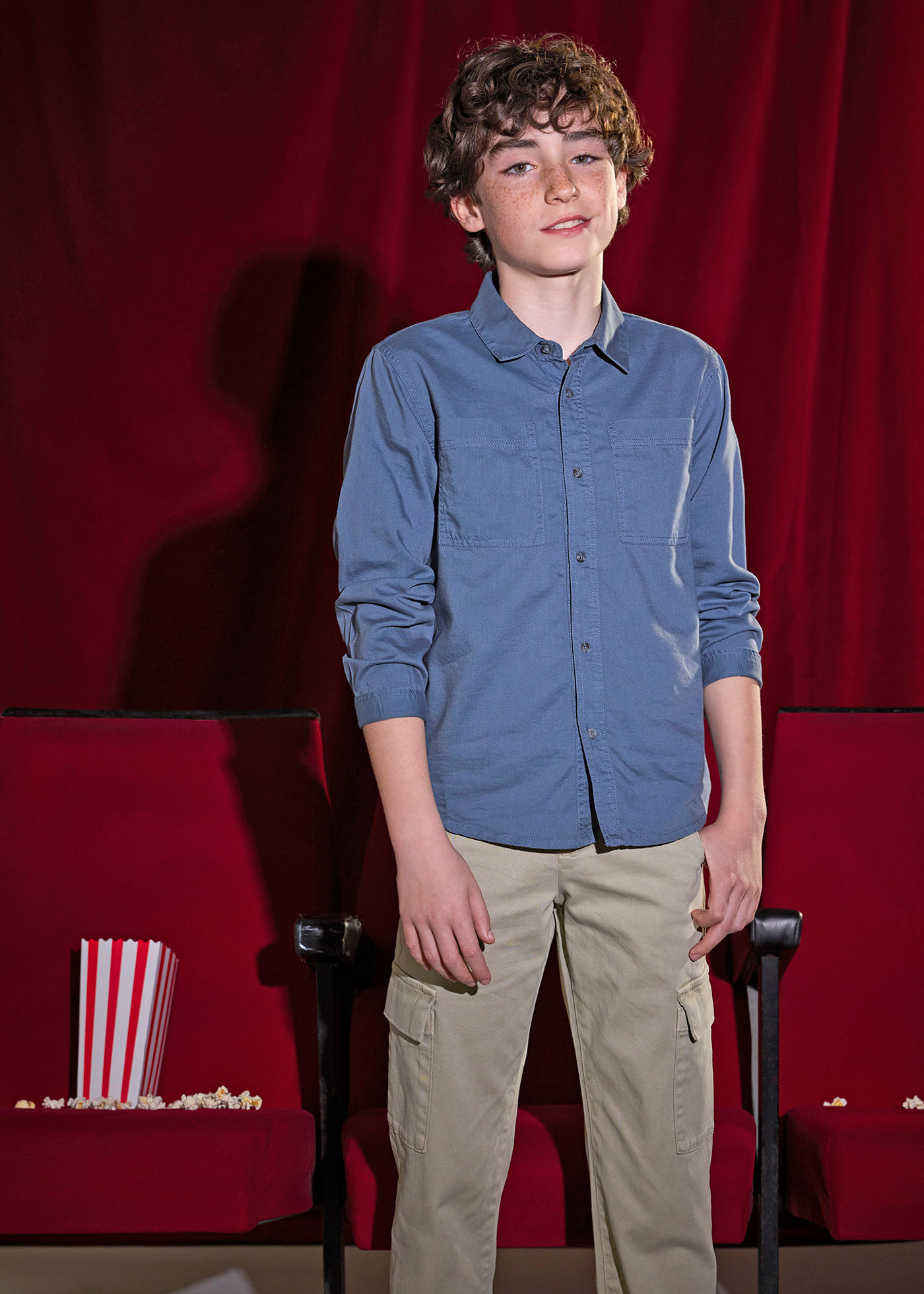 Boys trousers with pockets