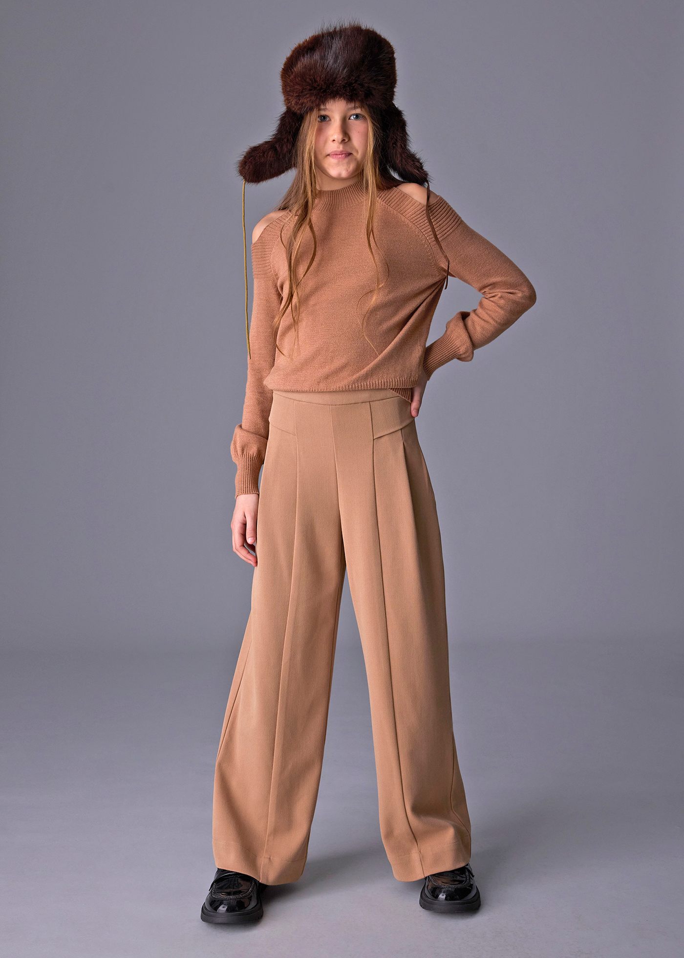 Girls flared trousers