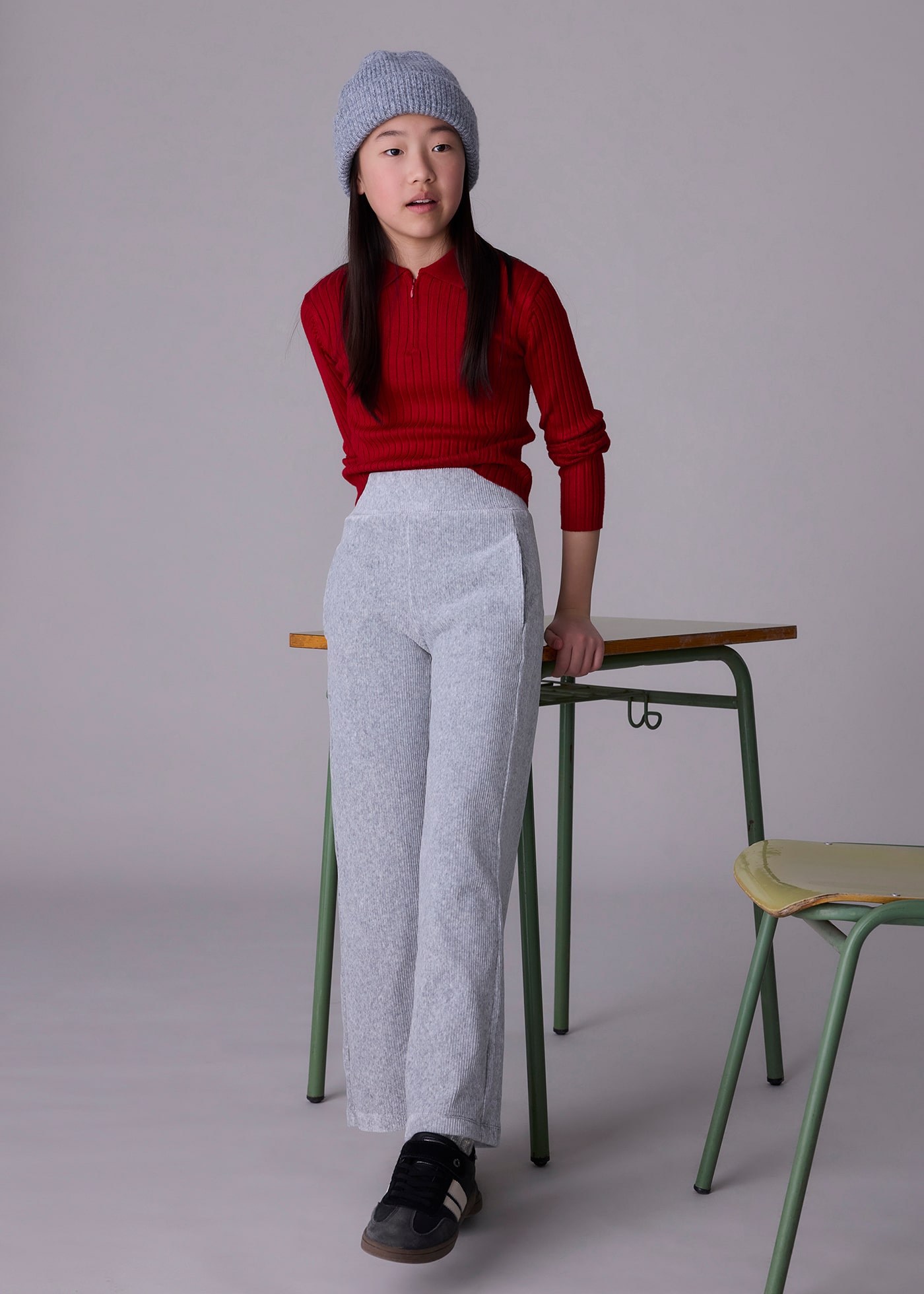 Pantalone velluto a costine ragazza