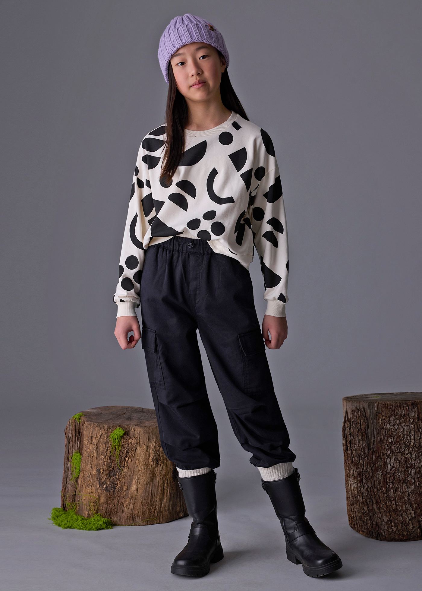 Girls cargo joggers