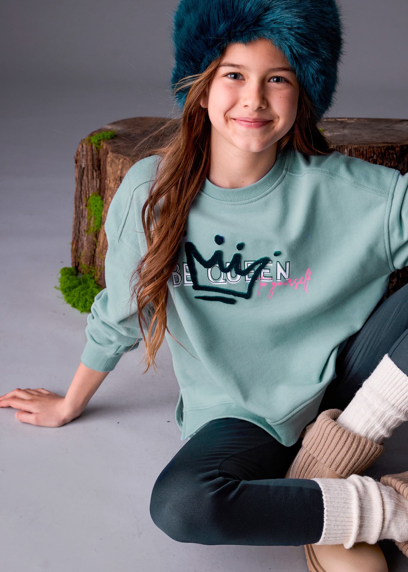 Set colanti si bluza fata