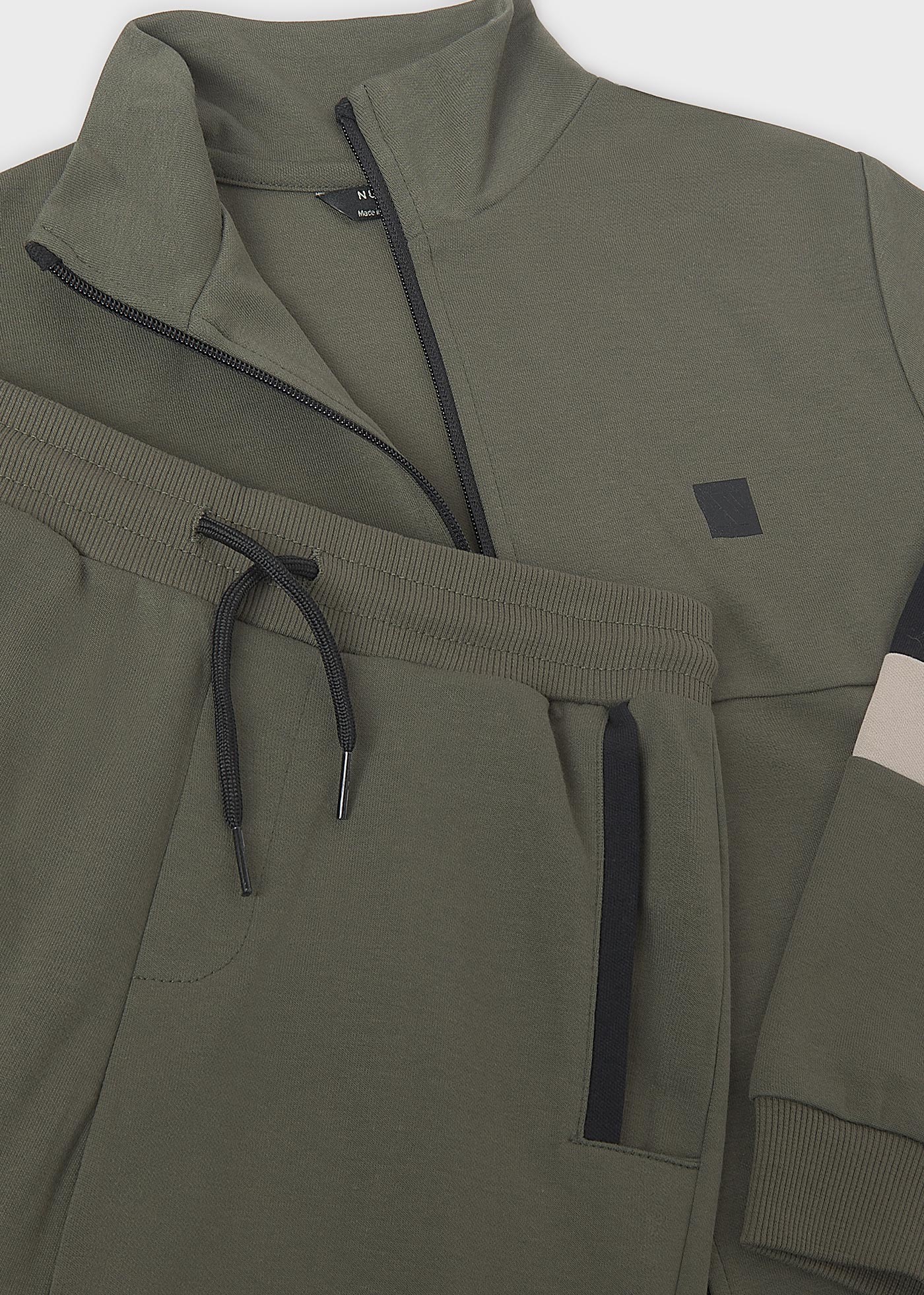 Boys basic striped tracksuit