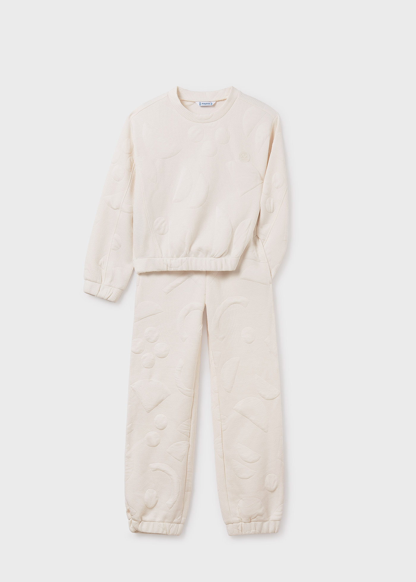 Girls quilted tracksuit