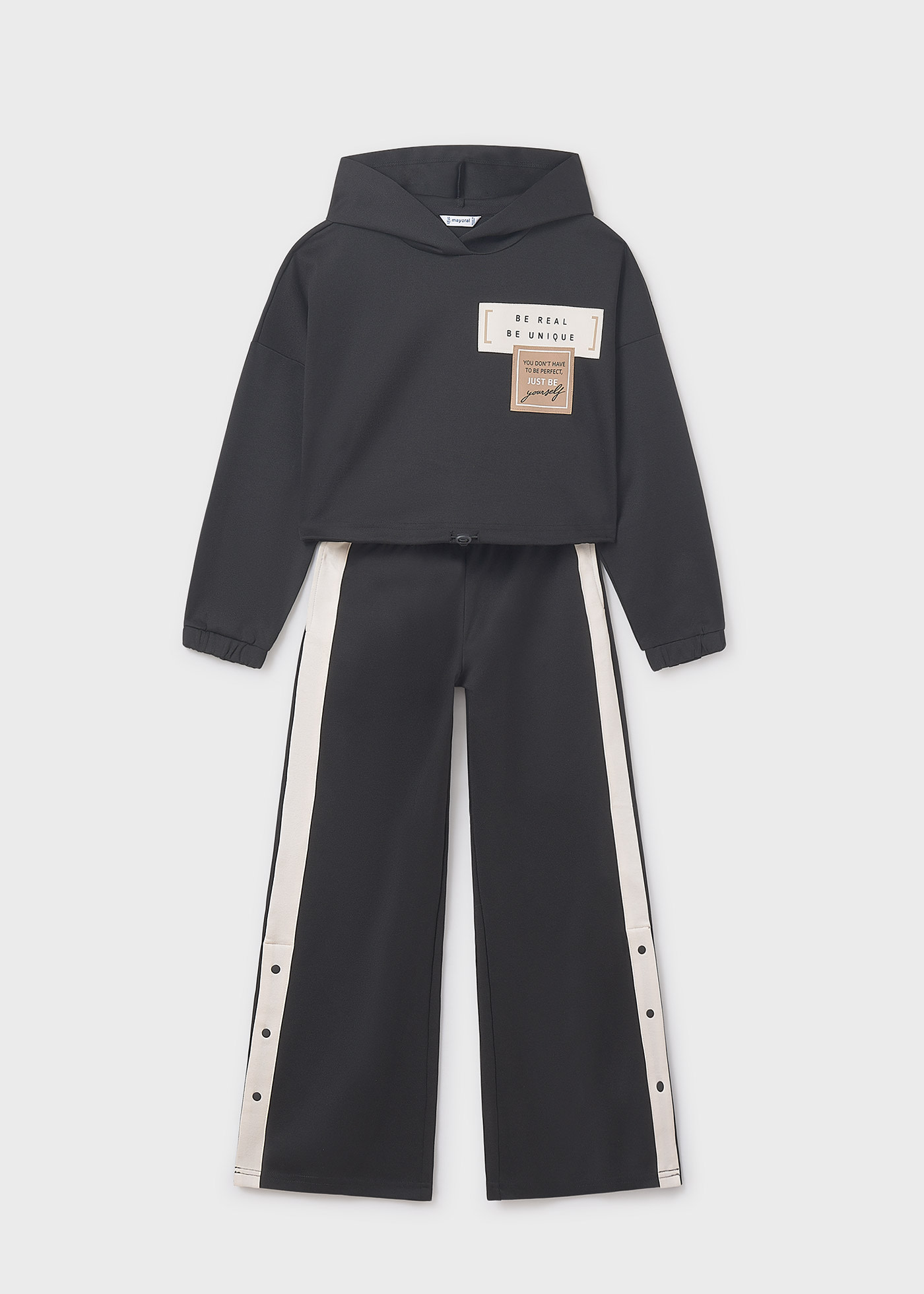 Girls banded tracksuit