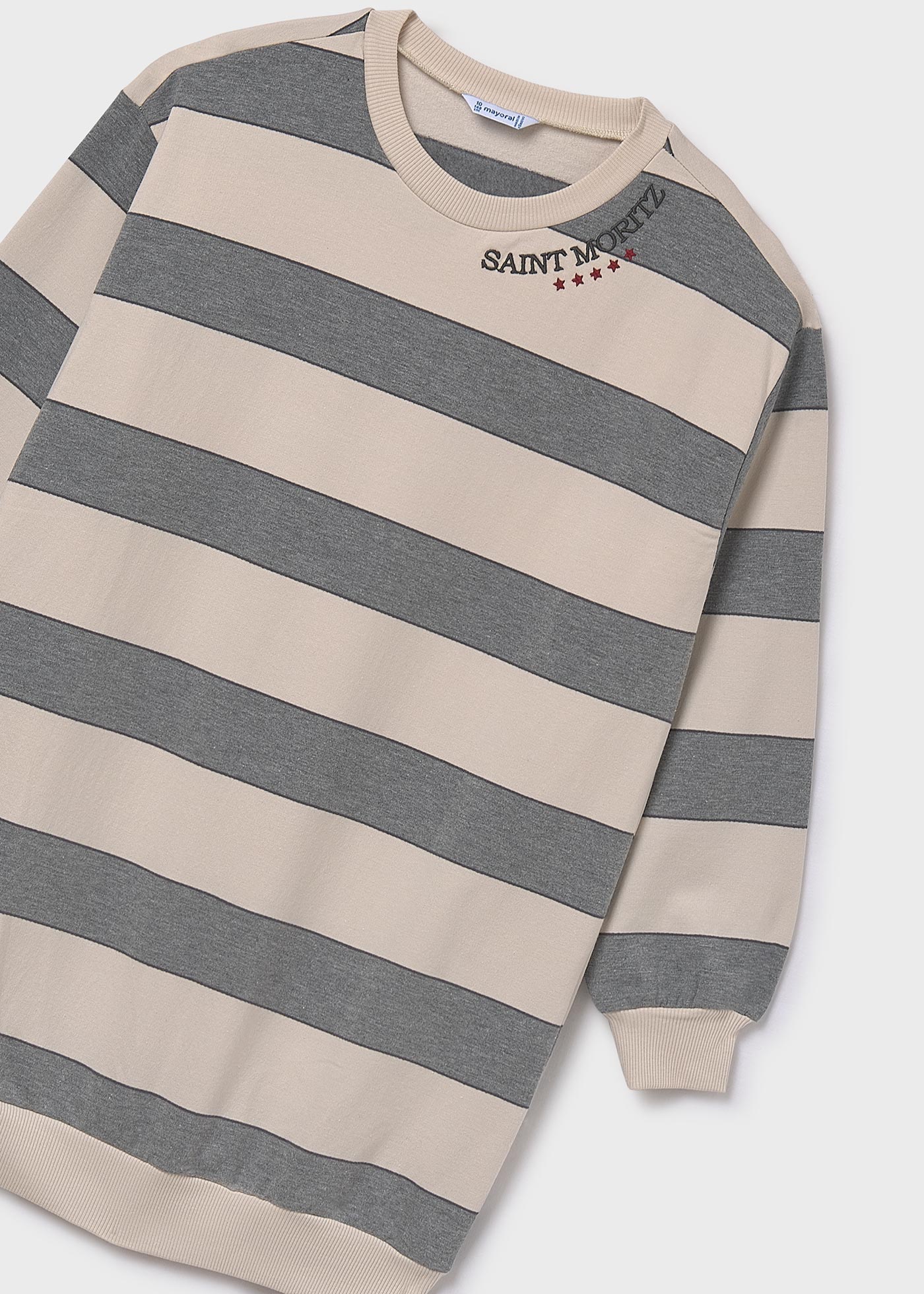 Vestito righe ragazza