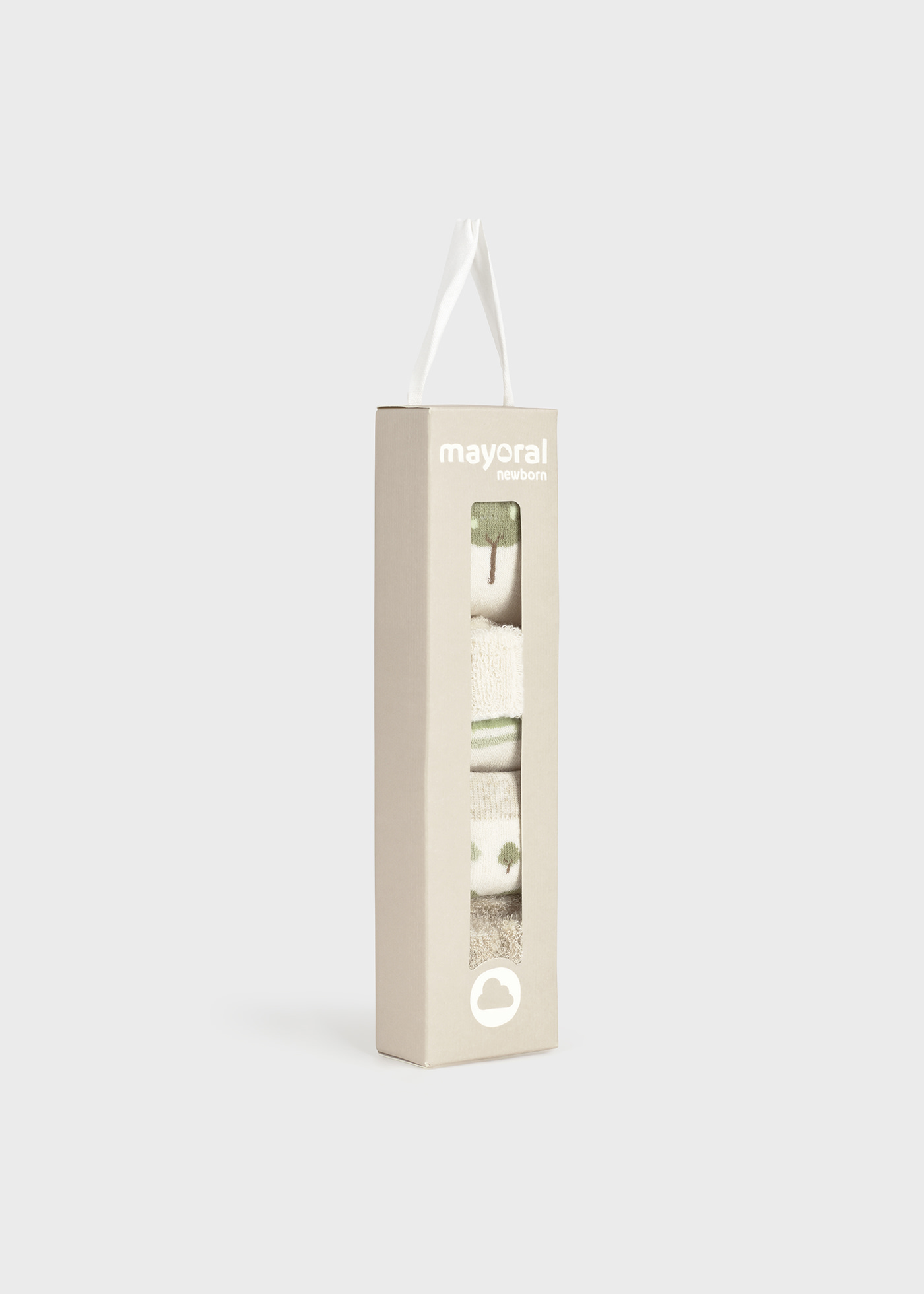 Zestaw 4 par skarpetek dla noworodka