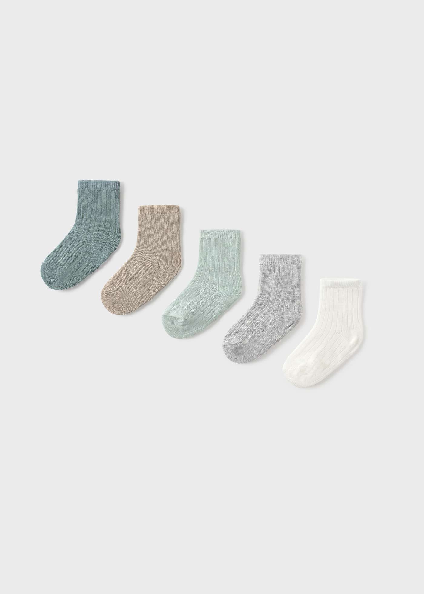 6er Pack Socken einfarbig Neugeborene