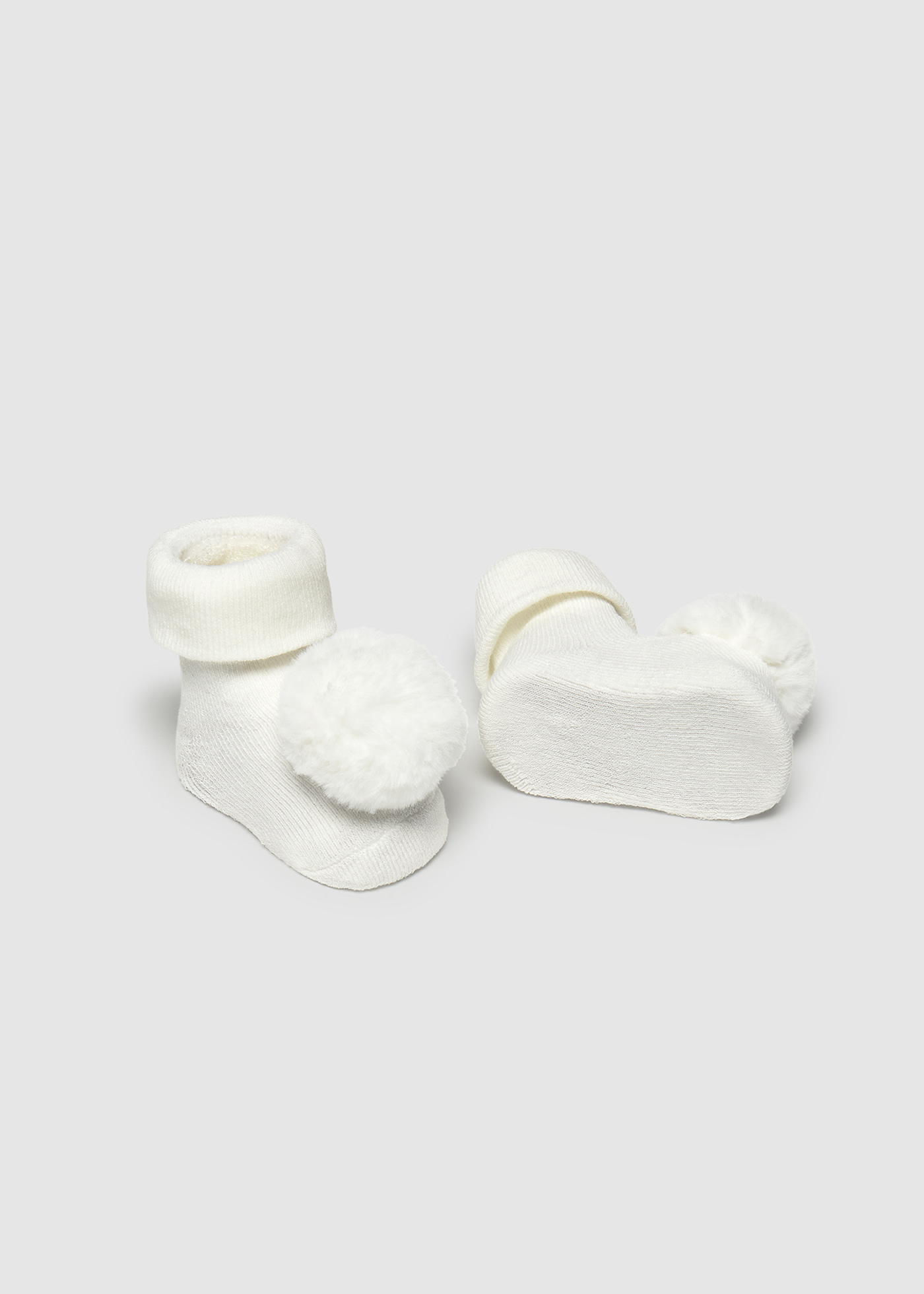 Сет диадема и чорапи за новородено момиче