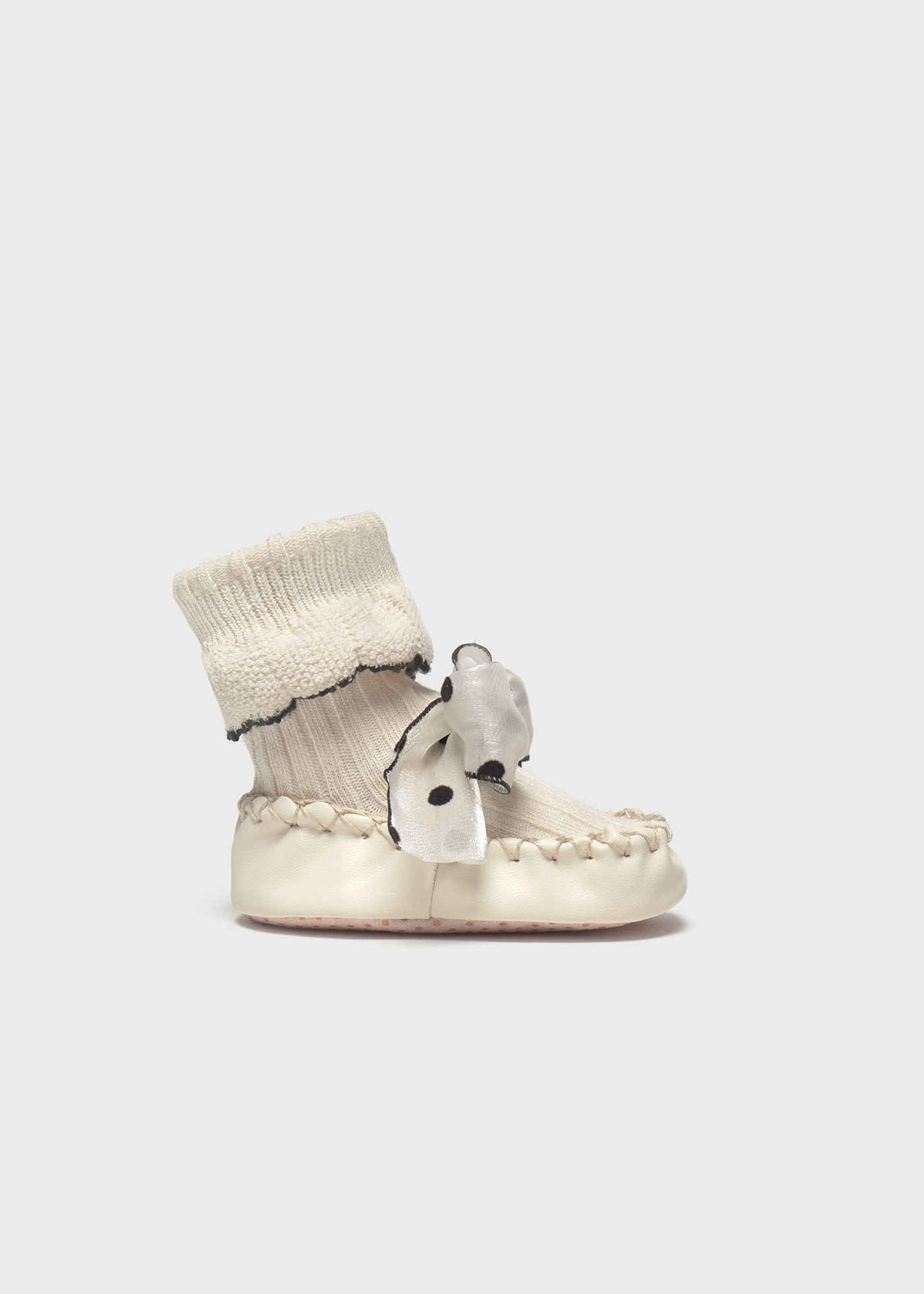 Buty z kokardką dla noworodka