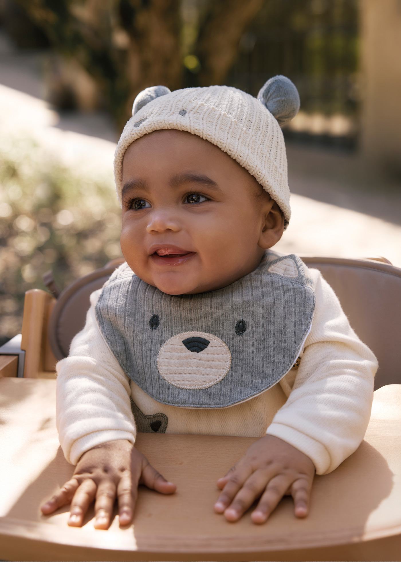 2er Set Lätzchen Applikationen waterproof Baby