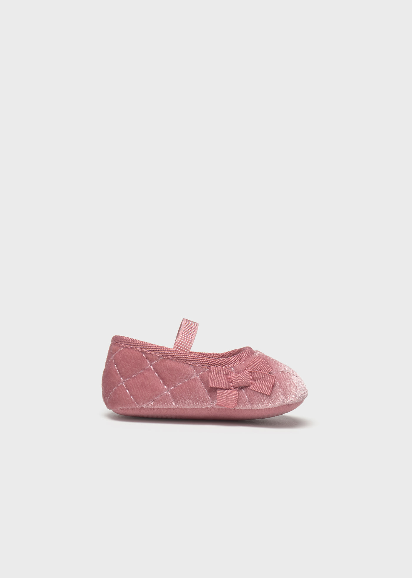 Samt-Spangenschuhe Neugeborene