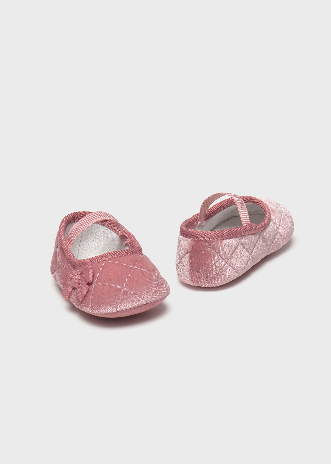 Samt-Spangenschuhe Neugeborene