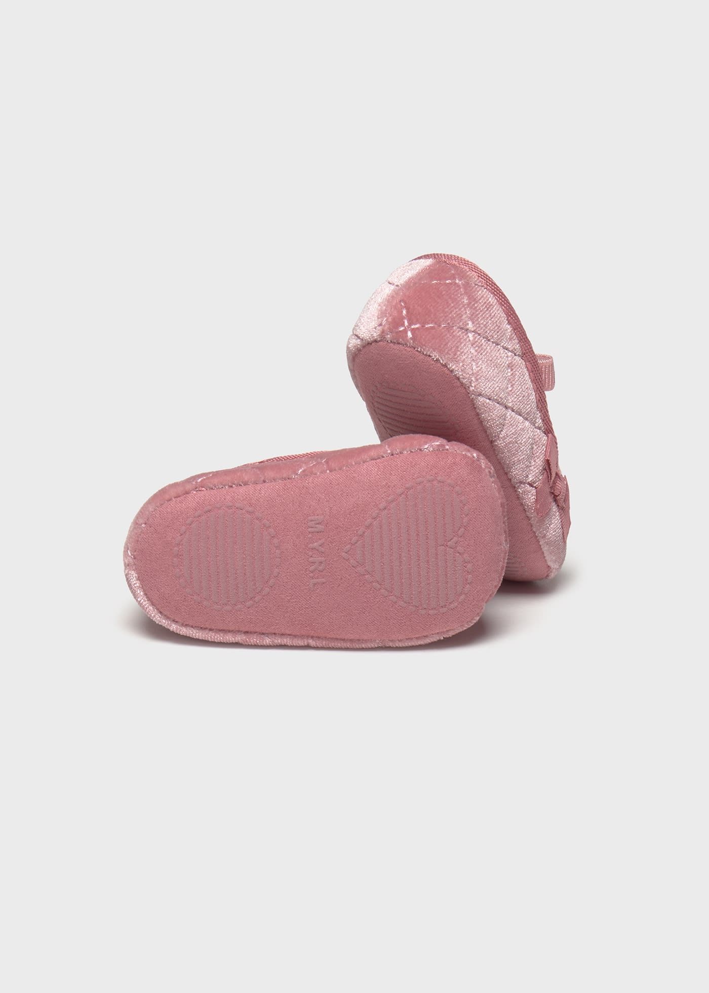 Samt-Spangenschuhe Neugeborene