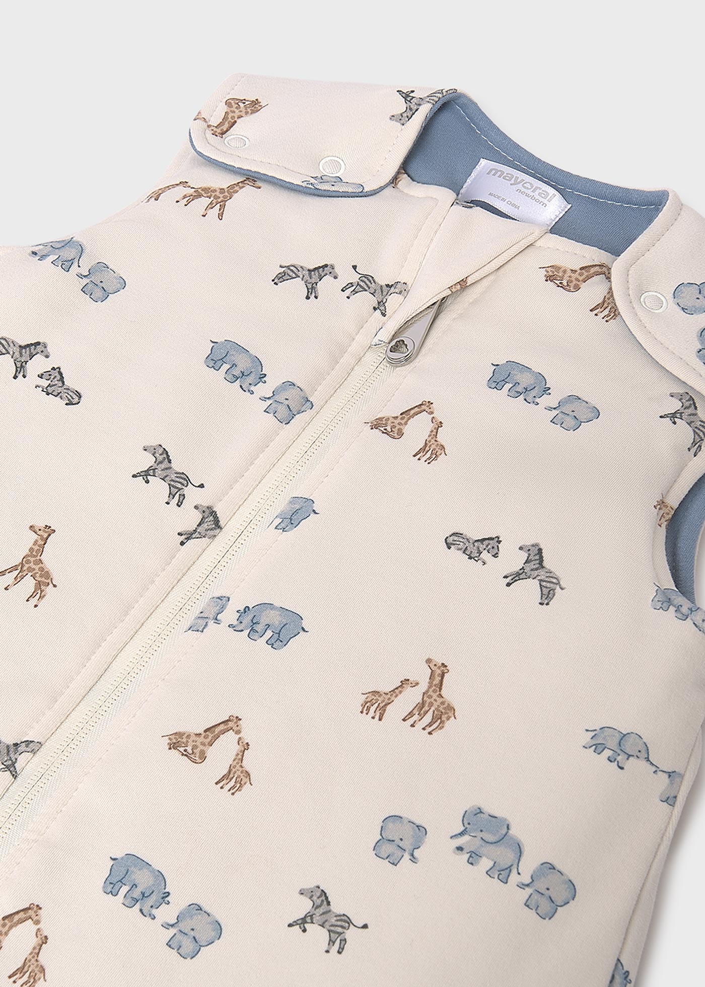 Baby print sleeping bag