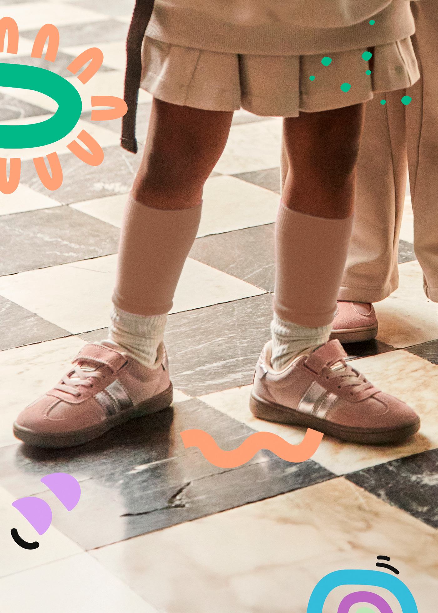 Buty sportowe casual dla dziewczynki