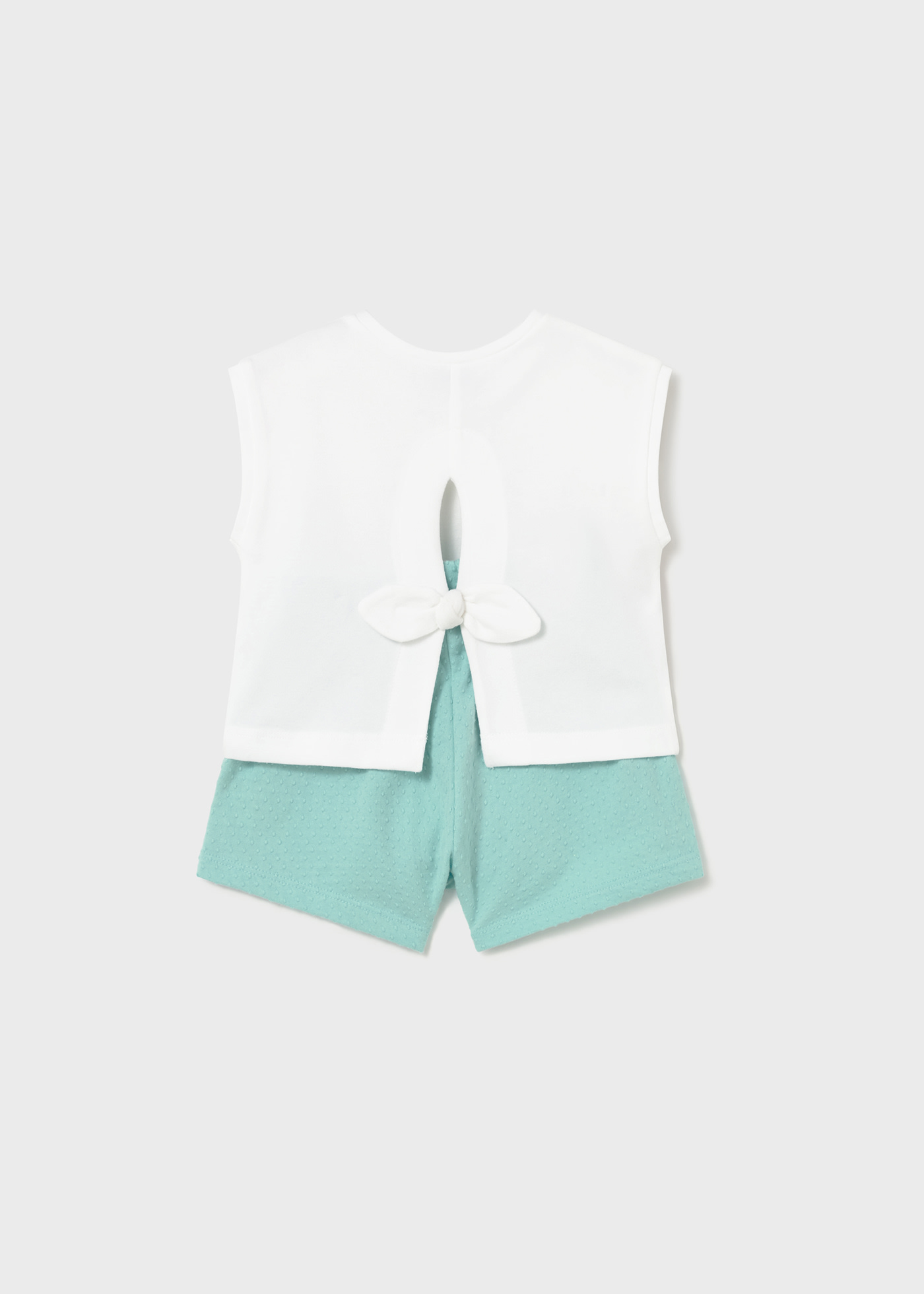 Conjunto short print bebé