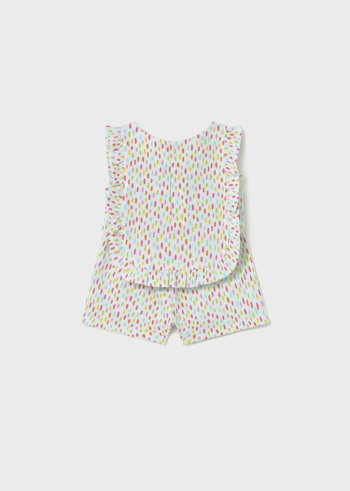 Ensemble short tricoté imprimé bébé