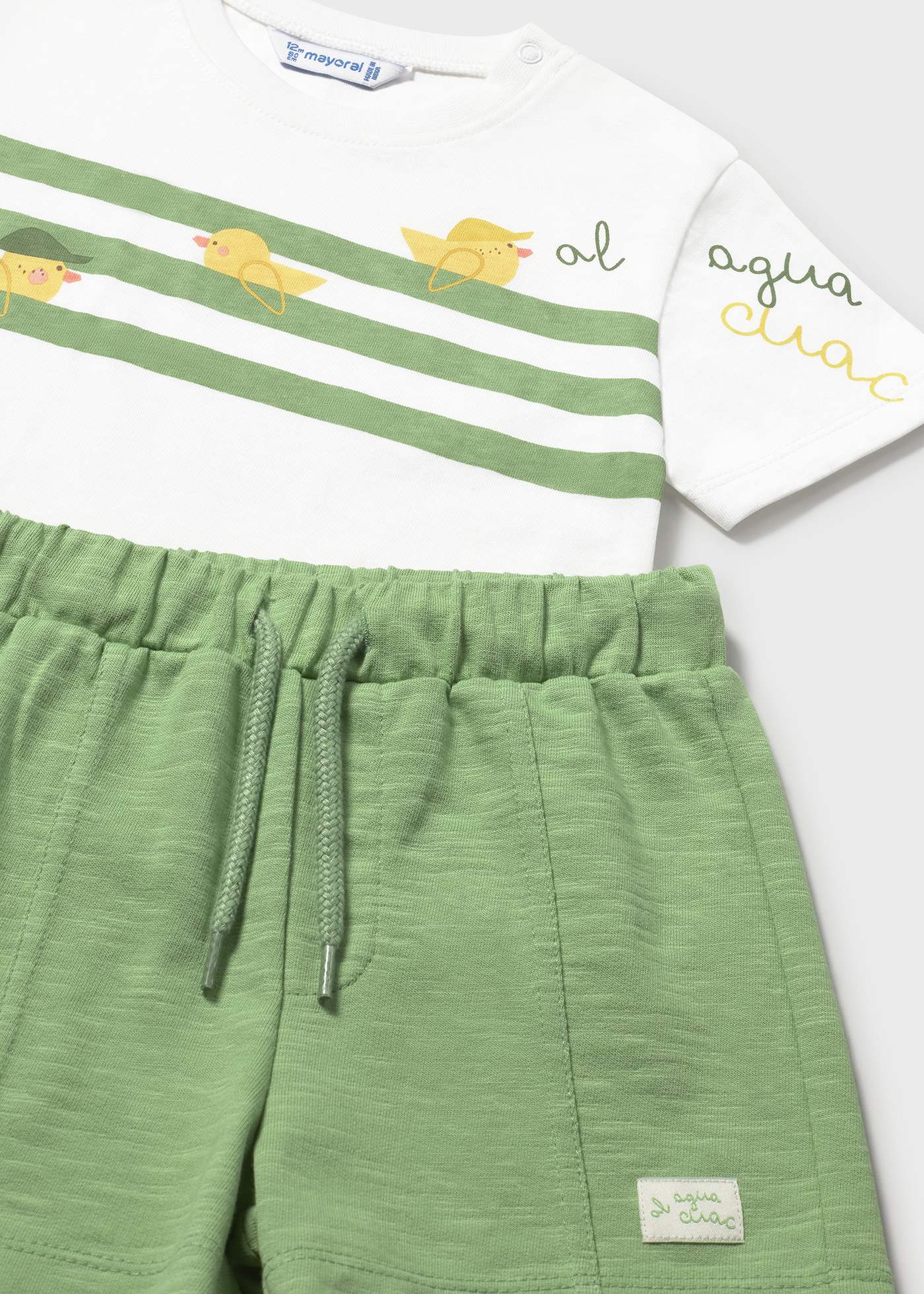Baby striped knitted set