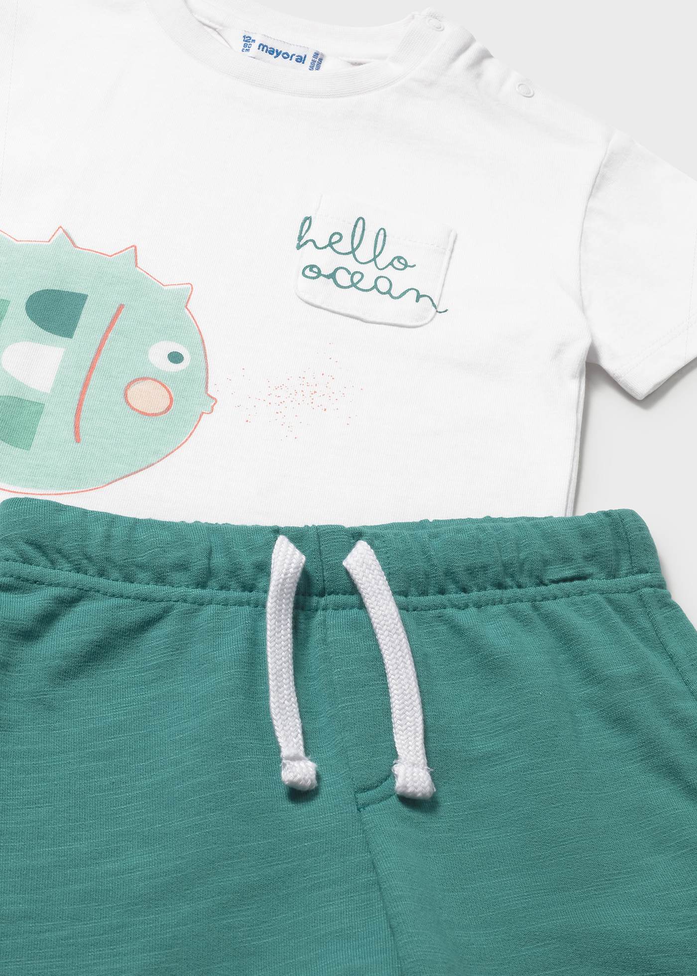 Conjunto punto pez bebé