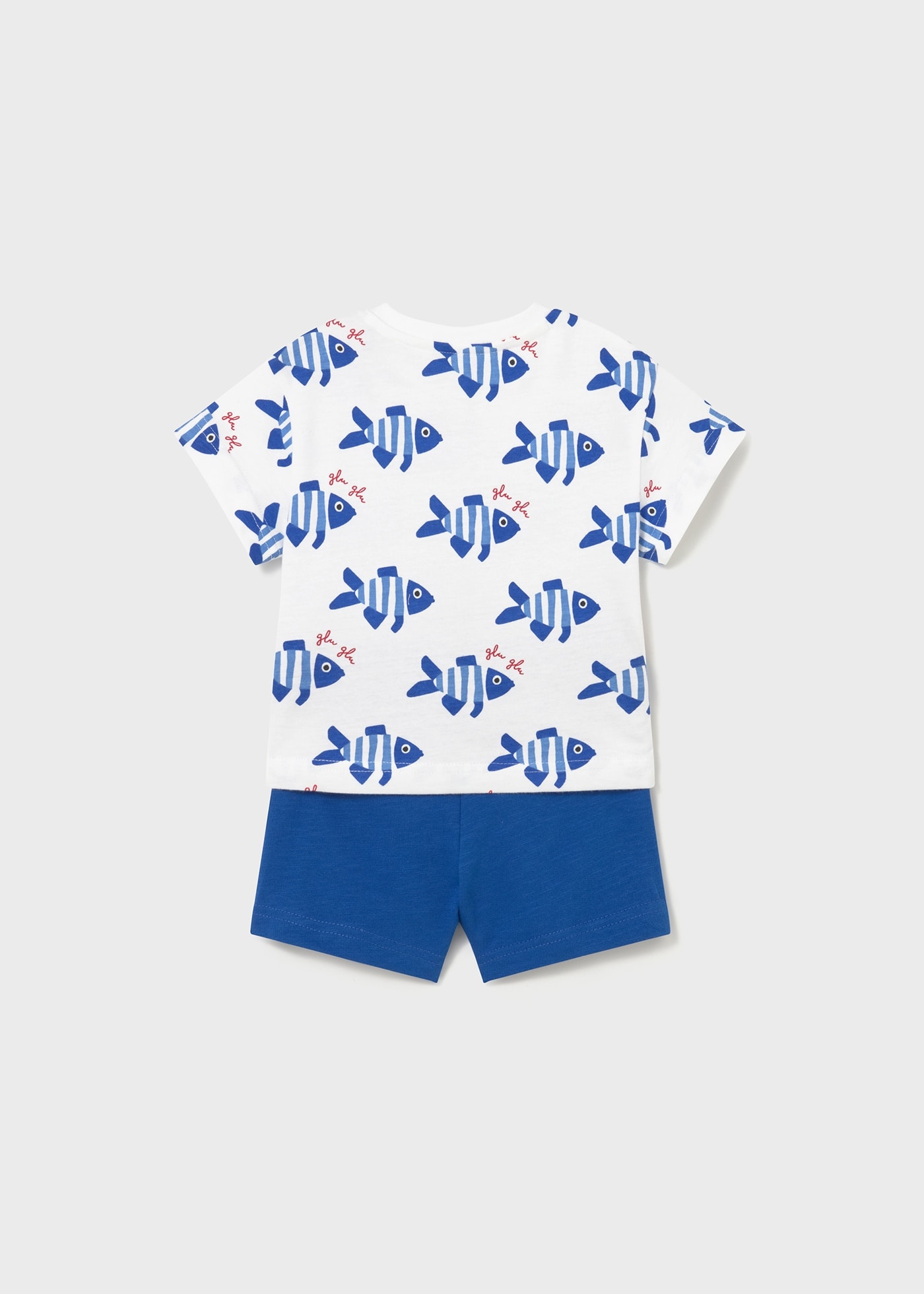 Conjunto punto estampado pez bebé