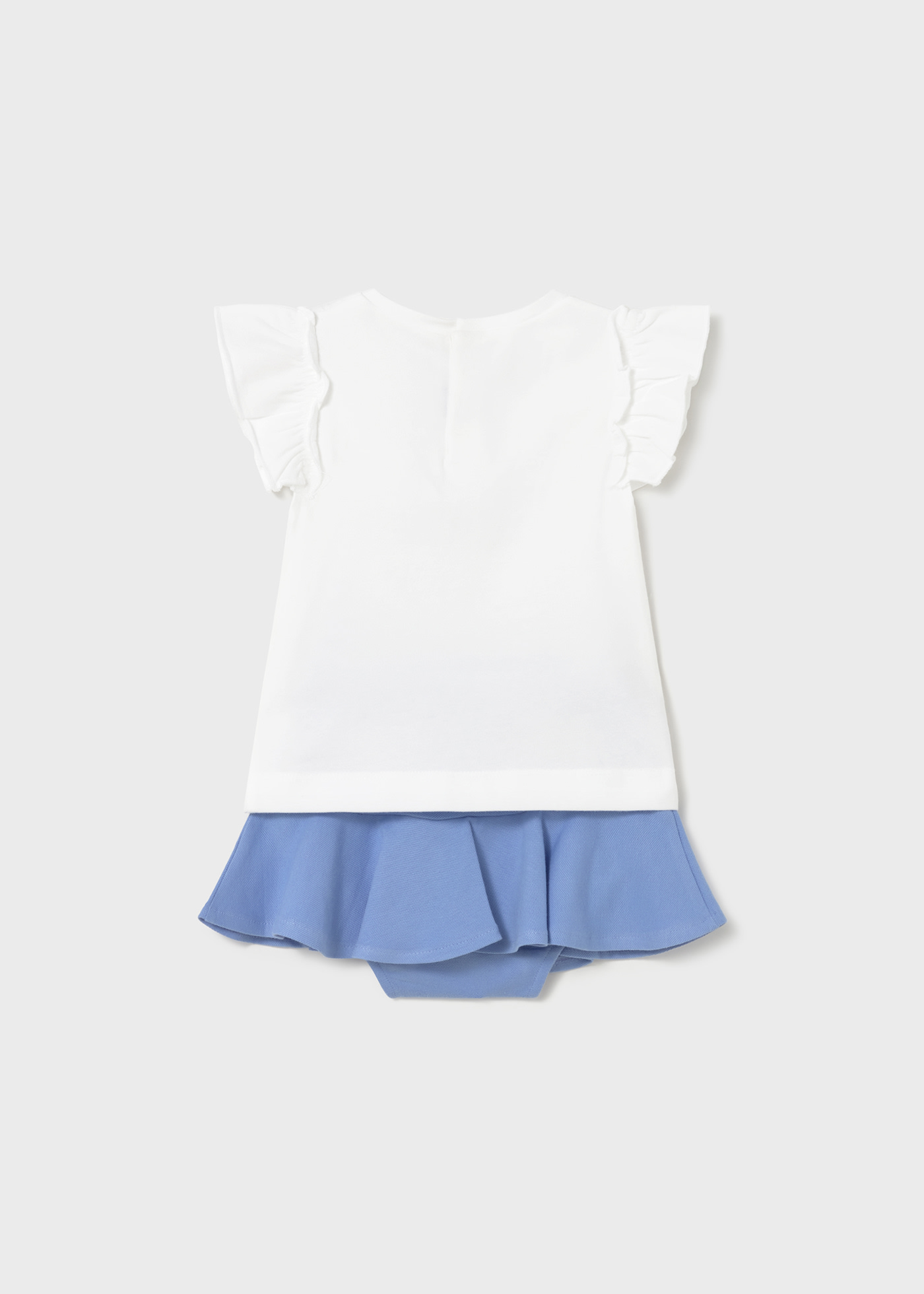 Ensemble jupe piqué bébé