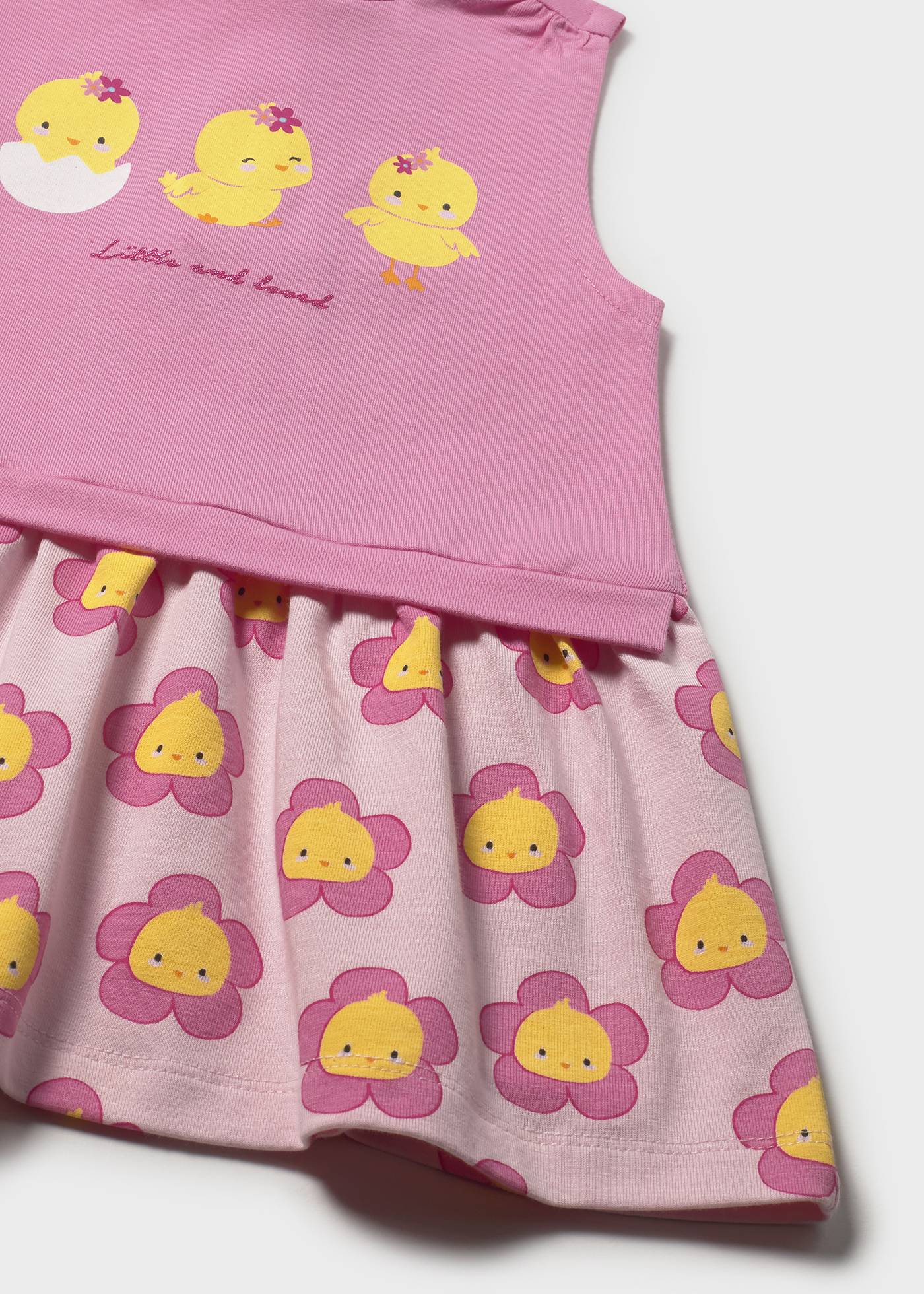 Baby chick motif dress